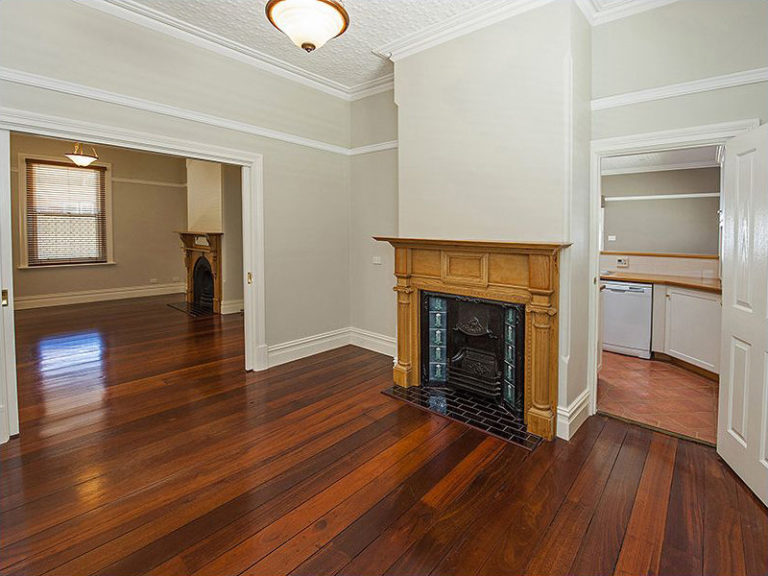Restored original fireplace