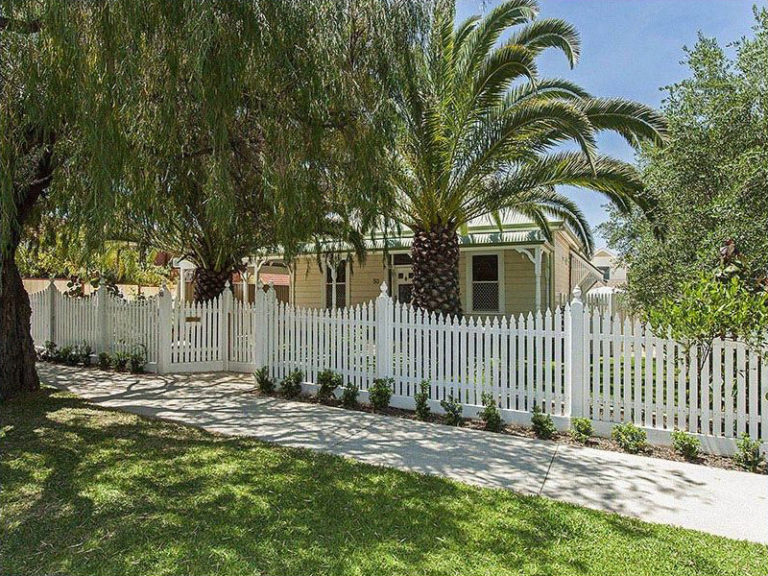 White Picket Streetscape